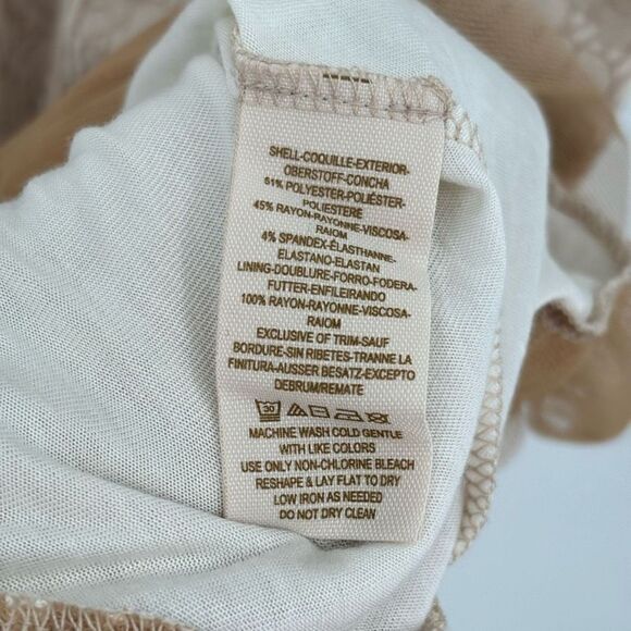 Free People Rock Princess Mini Dress Tan Small - Picture 11 of 11